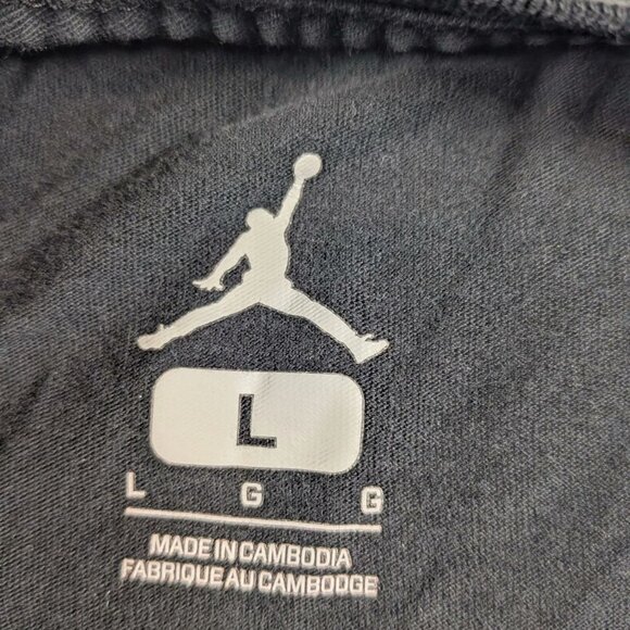 Air Jordan It's The Shoes Black Blue And Orange Jordan 5  SIZE Large - Picture 3 of 6